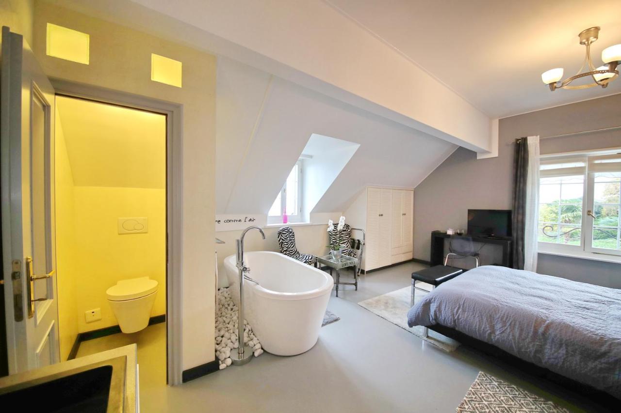 Corseaux Beach Rooms-Riviera Beach Apartments Vevey Exterior foto