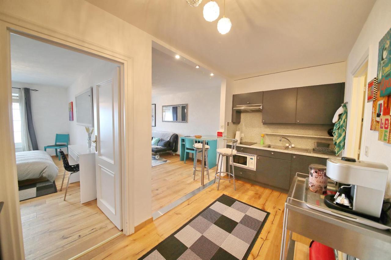 Corseaux Beach Rooms-Riviera Beach Apartments Vevey Exterior foto