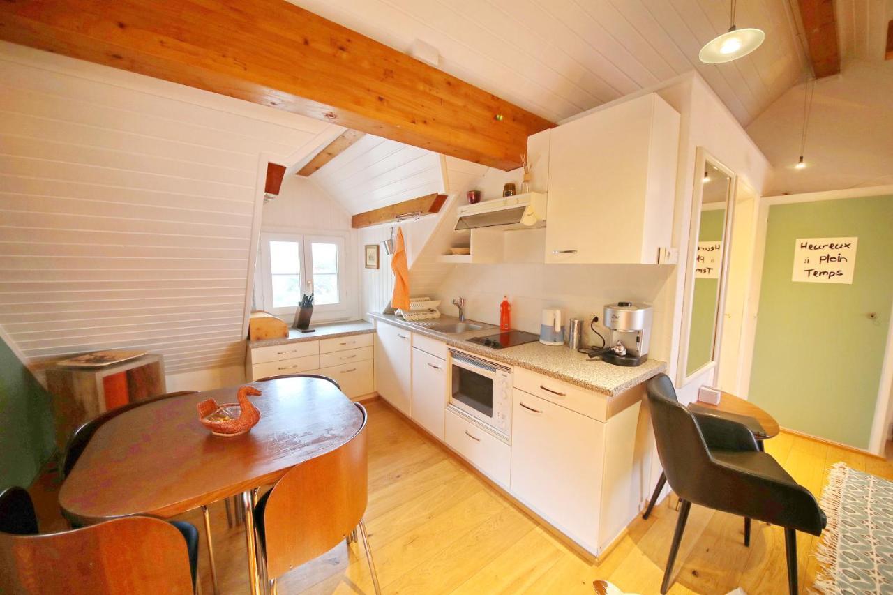 Corseaux Beach Rooms-Riviera Beach Apartments Vevey Exterior foto