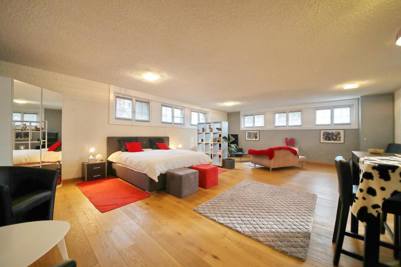 Corseaux Beach Rooms-Riviera Beach Apartments Vevey Exterior foto